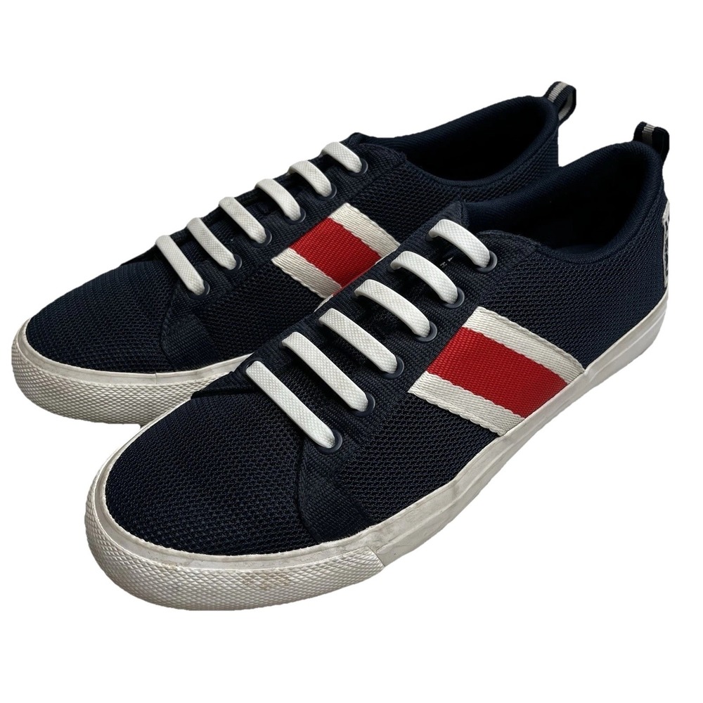 Helly Hansen Men's Bowline Suede‎ Sneakers Navy Red White Patriotic  Size 9.5